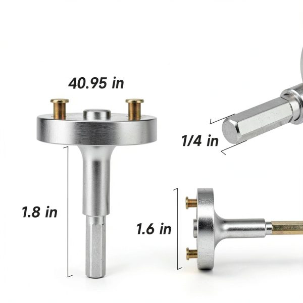 PMTHMPTS Sealant Mixer Aluminum Drill Adapter Aviation Use-1