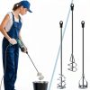 Southmanage Paint Mixer Set Drill Powered Steel Stirrers-3