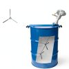 Nanhaiquweiruisi PX200 Pneumatic Drum Mixer Stainless Steel-2