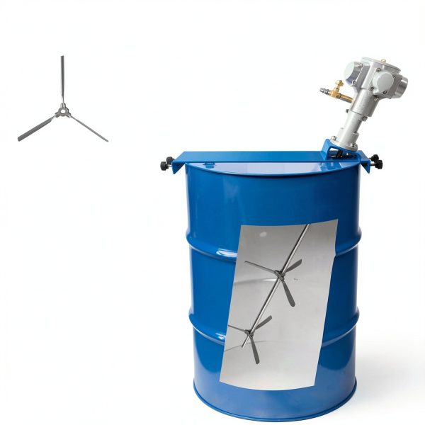 Nanhaiquweiruisi PX200 Pneumatic Drum Mixer Stainless Steel-2