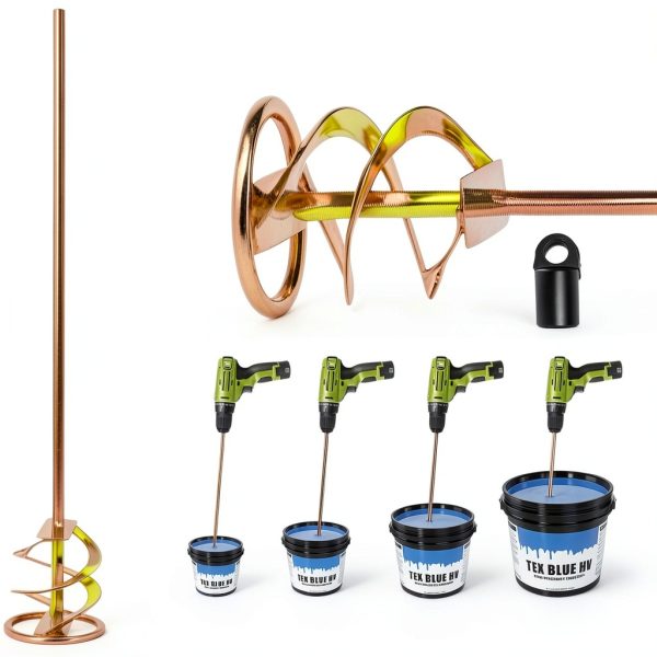 Ocuozz Drill Mixer Attachment Heavy Duty Rust Resistant-3