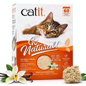 Catit Go Natural Pea Husk Clumping Cat Litter Dust Free-0
