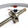 Groz Drum Mixer Stainless Steel Tube Water Pressure Driven-3