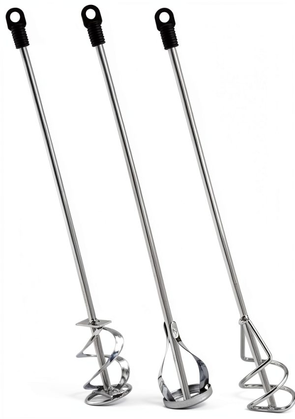 Southmanage Paint Mixer Set Drill Powered Steel Stirrers-0