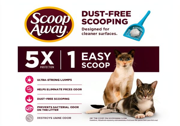 Scoop Away Advanced Multi Cat Clumping Clay Litter-11