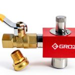 Groz Drum Mixer Stainless Steel Tube Water Pressure Driven-0