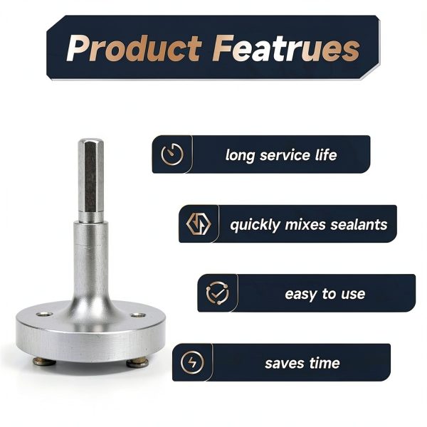 PMTHMPTS Sealant Mixer Aluminum Drill Adapter Aviation Use-2