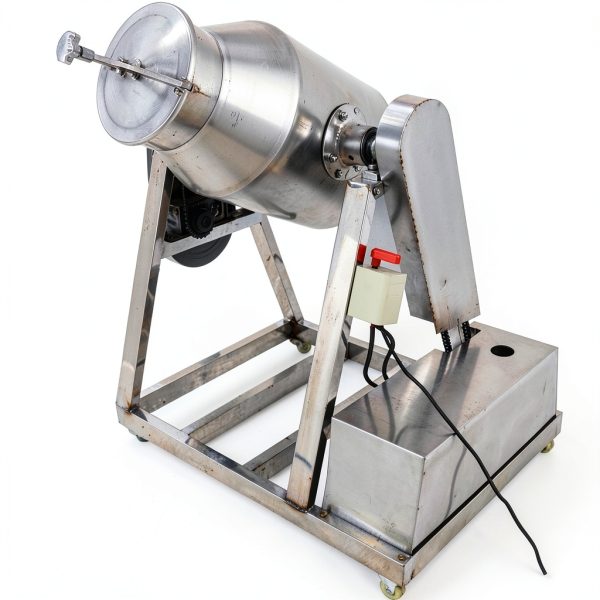 BEILOCKERY Powder Mixer Stainless Steel 15Gal Drum Mixer-4