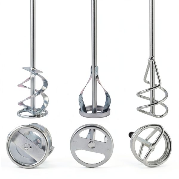 Southmanage Paint Mixer Set Drill Powered Steel Stirrers-1