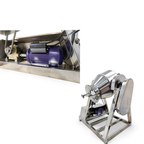 BEILOCKERY Powder Mixer Stainless Steel 15Gal Drum Mixer-3