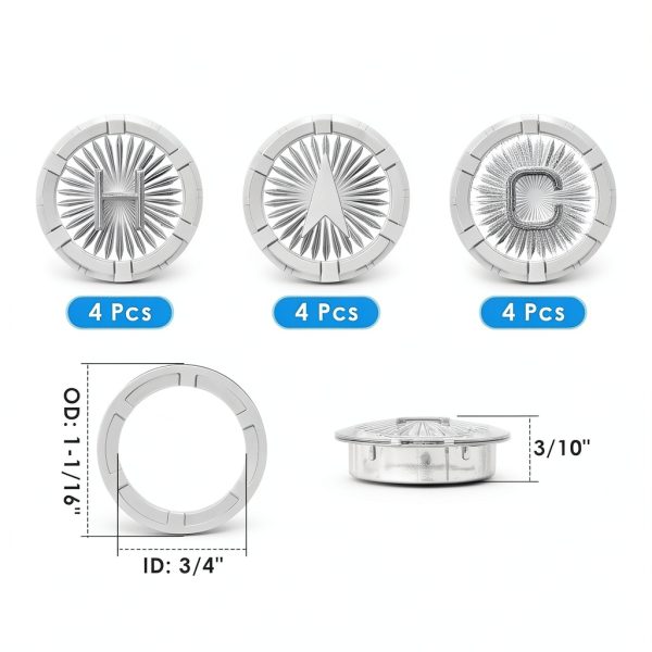 Dreyoo Faucet Index Buttons Acrylic Clear Set-2