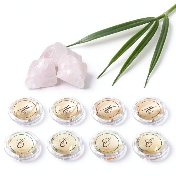 Dreyoo Acrylic Faucet Index Buttons Hot Cold-3