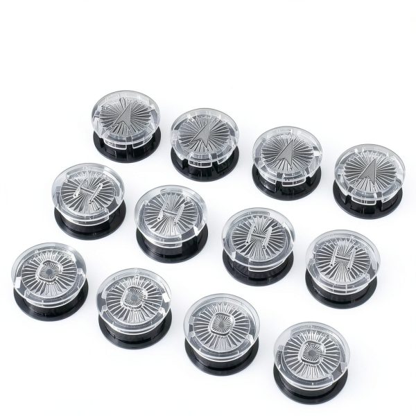 Dreyoo Faucet Index Buttons Acrylic Clear Set-6