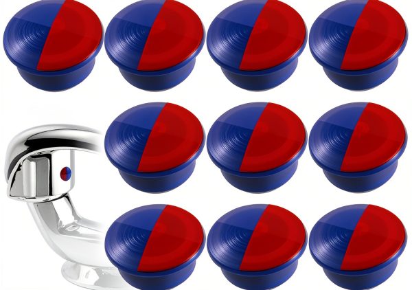 Faucet Index Buttons BEIQIYA Silicone Hot Cold Set-0