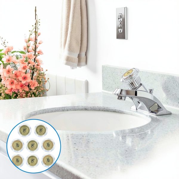 Tucnoeu Gold Faucet Index Buttons Set-5