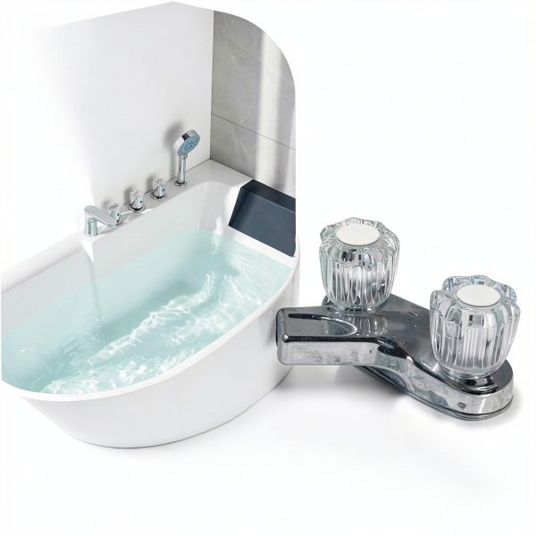 Asofelk Clear Faucet Index Buttons for Bathroom Kitchen-2