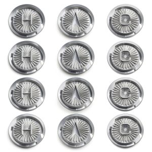 Dreyoo Faucet Index Buttons Acrylic Clear Set-0