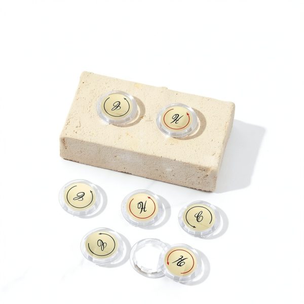 Tucnoeu Gold Faucet Index Buttons Set-6