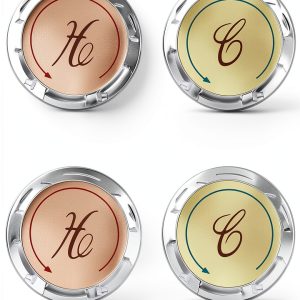 Faucet Index Button by OwnLifeYF Acrylic Transparent Cover 1.33in-0