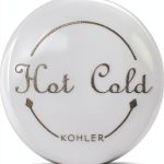 Kohler Faucet Index Button GP78205-0 White Single Hole Deck Mount-0