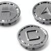 Danco Acrylic Faucet Index Buttons Pack of 3 Clear Hot Cold Diverter-0