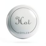 KOHLER Fairfax Faucet Button Set White Hot Cold Lift Rod 1 Piece-0