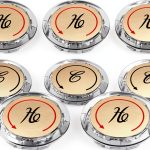 Gosknor Faucet Index Buttons 8 Pack Durable Acrylic Chrome Medium-0