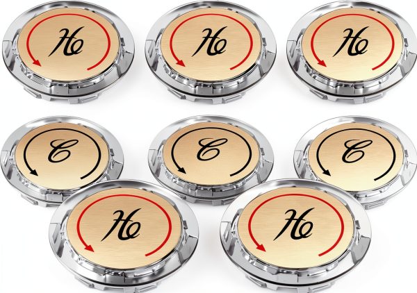 Gosknor Faucet Index Buttons 8 Pack Durable Acrylic Chrome Medium-0