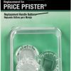 Danco Acrylic Faucet Index Buttons Pack of 3 Clear Hot Cold Diverter-4