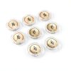 Gosknor Faucet Index Buttons 8 Pack Durable Acrylic Chrome Medium-3