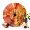 Wine Wheel GUTE Handcrafted Wood Education Wheel Glossy 5 inch-1