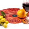 Wine Wheel GUTE Handcrafted Wood Education Wheel Glossy 5 inch-5