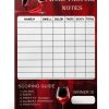 Wine Tasting Scorecard Wine Score Card Rating Sheet, 5×7 inch Wine Tasting Party Supplies Wine Tasting Cards for Single Party,Wind Blind Tasting Party (25 Pack)-1