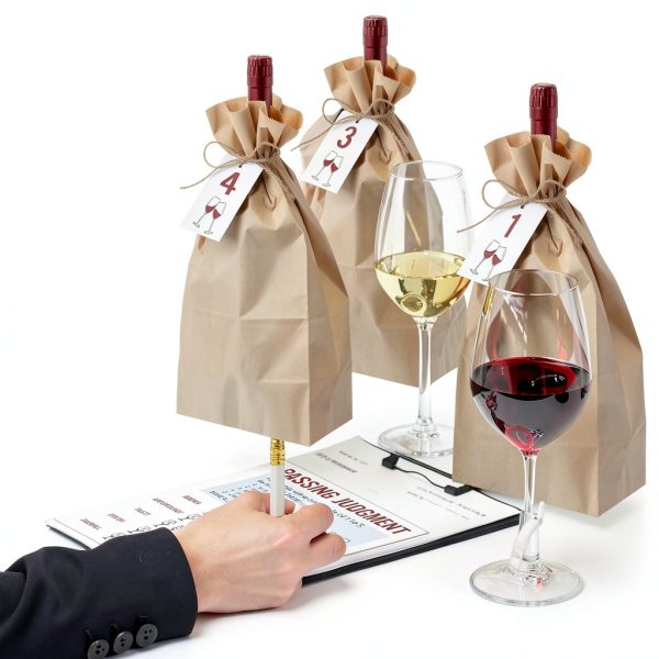 Blind Tasting Party Supplies Set by SiliFine 30-Piece Wine Game Kit-6