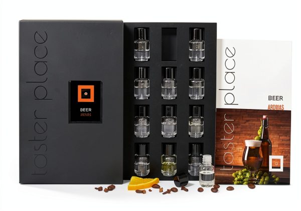 TASTERPLACE Beer Aroma Set 12 Scent Training Kit for Sommeliers-0