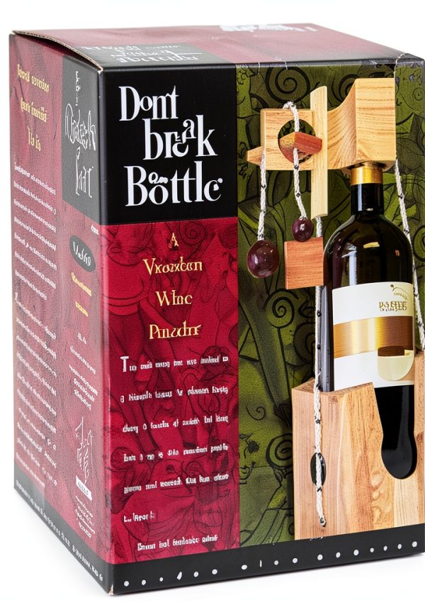 Don't Break the Bottle Puzzle Gift for Adults Wine Puzzle Game-1