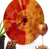 Wine Wheel GUTE Handcrafted Wood Education Wheel Glossy 5 inch-8