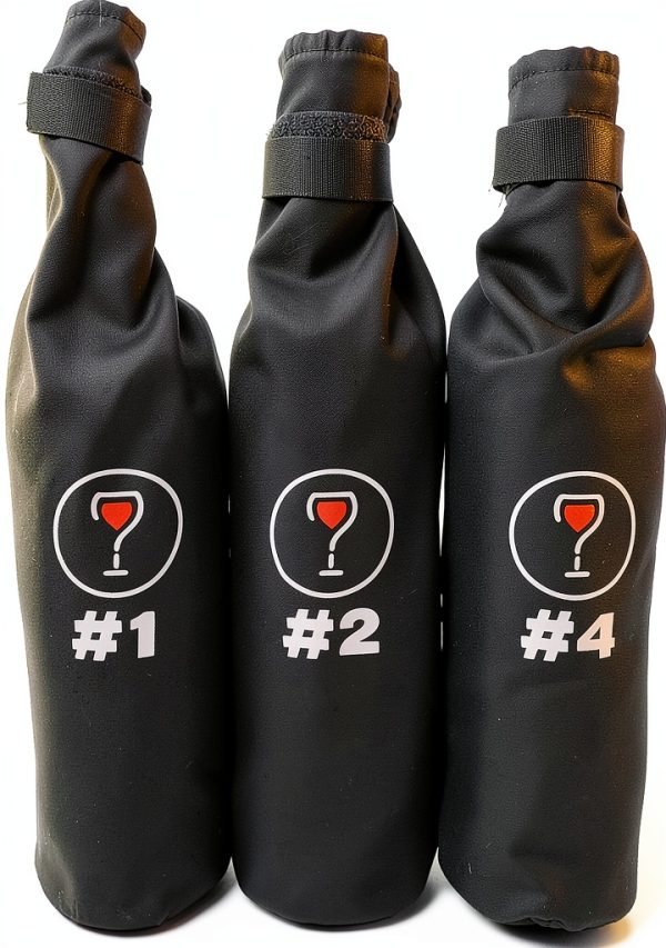 Blind Tasting Wine Bags by Sommify - Black Velcro Seal Accessories-0