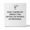 Wine Night Gift Set | Includes Corkscrew, Bottle Stopper, and 100 Conversation Cards-1