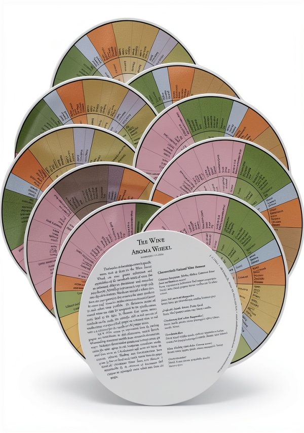 Wine Aroma Wheel A C Noble 10 Laminated Training Wheels-0