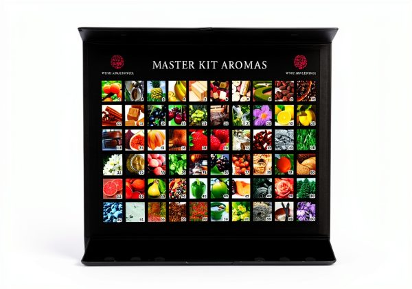 Master Wine Aroma Set - 60 Aromas, 50‑Page Manual, Aroma Wheel-2