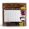 Wine Tasting Scorecards 30pcs Blind Notes by lasuroa Black Paper-1