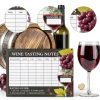 Wine Tasting Scorecards 30pcs Blind Notes by lasuroa Black Paper-3