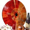 Wine Wheel GUTE Handcrafted Wood Education Wheel Glossy 5 inch-7