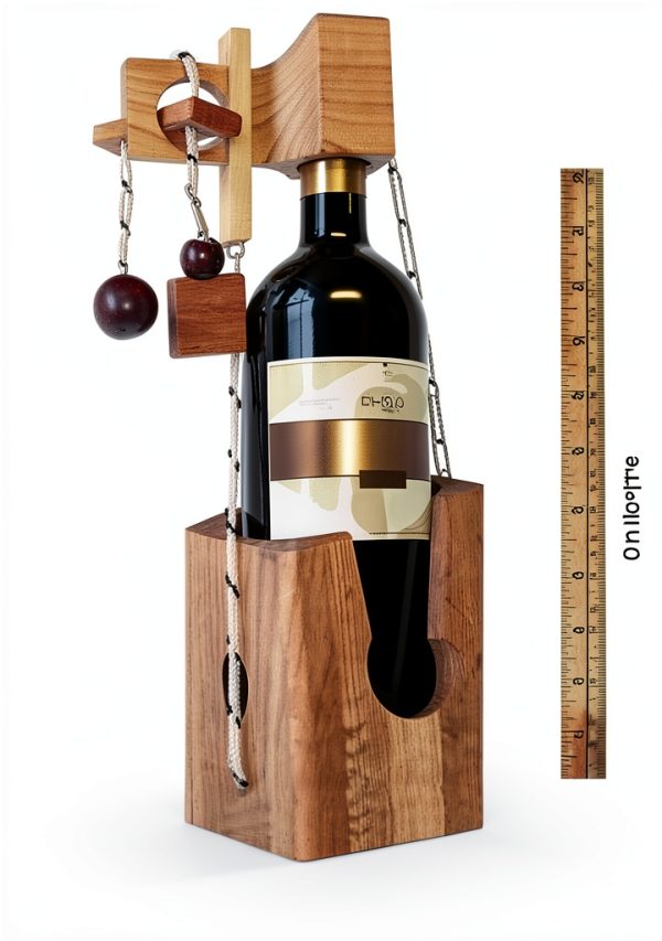Don't Break the Bottle Puzzle Gift for Adults Wine Puzzle Game-2