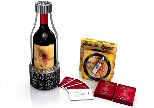 Vino Vault Brain Teaser Puzzle – Wine Cryptex Escape Room Game-0