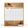 Wine Tasting Scorecard 30 Pack by Hodmopli 5×7 Inch Red Vintage Card-1
