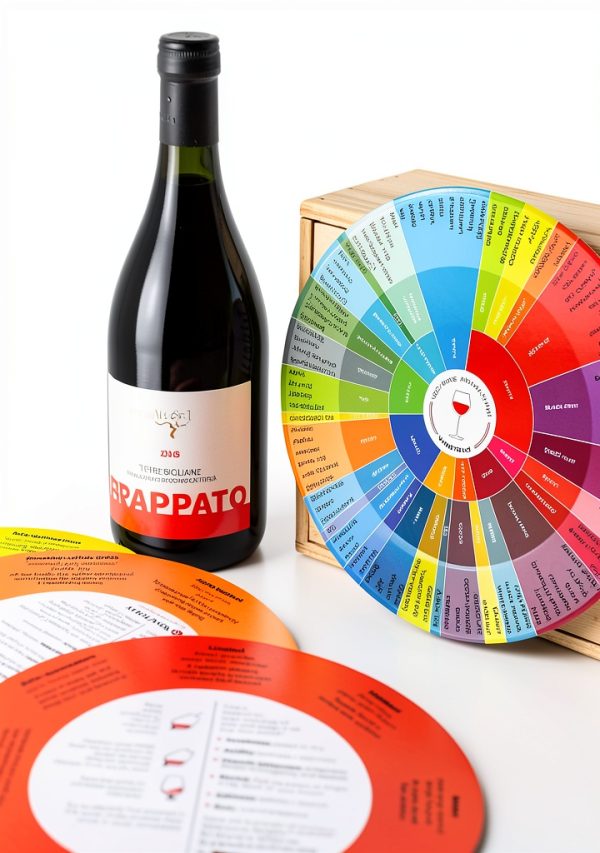 Wine Folly Wine Aroma Wheel Charts – 4-Pack for Red, White, Rosé & Sparkling | Wine Tasting Guide with Aromatic Compound Info | Durable, Glossy Educational Chart Set-3