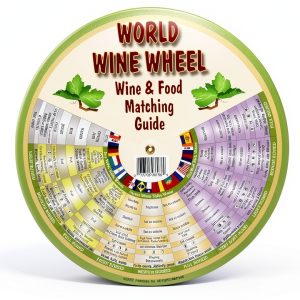 Wine Wheel The World of Wine & Food Matching Guide by Franmara 6136-BU-0
