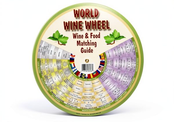 Wine Wheel The World of Wine & Food Matching Guide by Franmara 6136-BU-0